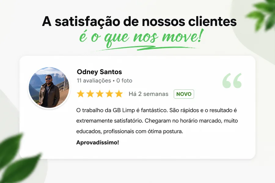 Avaliação de Odney Santos sobre a GBlimp