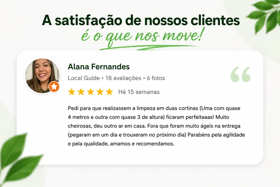 Avaliação de Alana Fernandes sobre a GBlimp